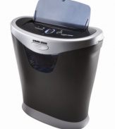 This powerful paper shredder from Black & Decker helps protect your identity, turning bills, credit card statements and other telling documents -- 8 sheets at a time -- into illegible confetti in an instant. Power Boost technology gives an extra surge for those stubborn shredding jobs. One-year warranty. Model CC800.