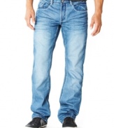 These Royal Premium jeans offer a flattering slim straight fit great for weekends or a casual workplace.