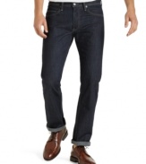 Instantly lose a few inches with these slim jeans from Levi's.