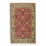 Infuse timeless elegance into your decor with this Karastan rug, boasting a finely-detailed classic floral pattern. The wide, bright border framing a darker center complements both traditional and casual interiors. Distinctive of all Ashara rugs is the intricate blend of woven shades to achieve the radiant arbrash effect of heirloom rugs.