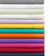 Drift off to sleep in soft comfort with these Solid Microfiber Sheet sets. Twelve color options range from neutral to bold to suit any style.