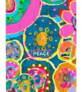 Achieve inner peace with wall art to brighten any room. Lisa Weedn's cheery sun and flower motifs pop in vibrant colors on birch wood.