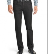 The perfect slim fit jeans by Kenneth Cole New York with enough stretch to maximize your style.