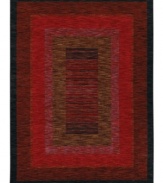 A mixture of modern and traditional style is found embedded in the ombre effect of this American Abstracts area rug from Shaw Living. Woven in the USA of ultra-durable and supremely soft EverTouch® nylon, its layers of color adds pure depth and dimension to any living space.