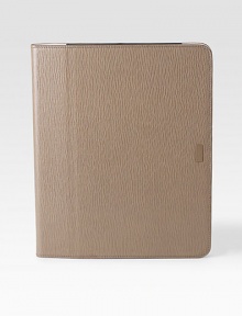 EXCLUSIVELY OURS. Tote your iPad® in style with this signature logo stamped leather case.LeatherAccommodates all standard iPad models8½W X 10¾HMade in Italy