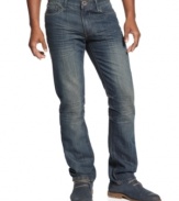 A slim fit and a classic denim design make these Ring of Fire jeans a perfect pair.