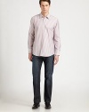 Neatly striped, classic-fit dress woven tailored in fine, smooth cotton.ButtonfrontButtoned-down collarCottonMachine washImported