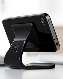 Bluelounge's Milo stand is the ideal place to rest your smartphone. A partner on the desk, nightstand or workspace that is dedicated to hold your device while in use or at rest. Perfect for hands-free conferencing, viewing videos or as a simple docking station. Uses hi-tec micro-suction technology to directly grip your phone at any desired angle.