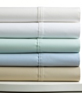 Soothing sleep. This 1000-thread count Windsor sheet set exudes pure luxury and comfort with single-ply construction and your choice of five muted hues.
