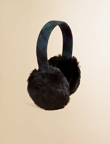 Classic earmuffs in preppy plaid are updated for extra warmth with soft and sumptuous faux-fur earflaps.Wrapped wool plaid bandFaux fur earflapsWidth, about 1WoolHand washImported Classic earmuffs in preppy plaid are updated for extra warmth with soft and sumptuous faux-fur earflaps.Wrapped wool plaid bandFaux fur earflapsWidth, about 1WoolHand washImported