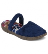 The Ballet slippers by Muk Luks® will have your feet doing pirouettes! Warm fleece and a comfortable foot strap make these a must for cozy toes.