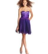 This dreamy dress from Jump features glittery sequins and a tulle skirt for a total princess effect!