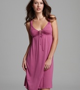 Truly feel like a lady in this pretty and graceful chemise.