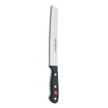 For nearly two centuries, Wüsthof has been crafting exceptionally strong, sharp and balanced cutlery. Forged in Germany from one piece of steel, each Wüsthof knife boasts superlative precision. Easily slicing through hard or soft bread, it offers outstanding comfort, control and durability.