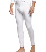 Smarty pants. Outlast technology in these Jockey long johns features thermal buffering and temperature modulation so you stay perfectly comfortable.