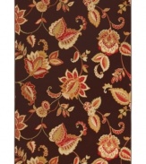 Combining a traditional floral motif with the modern feel of long fibers, the Pinnacle Java Coast area rug offers a surprising oasis of comfort underfoot. Completely crafted in the USA, it is woven of soft, durable olefin in a lush pile that withstands heavy traffic anywhere in the home.