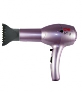 Make flyaways and frizz a thing of the past! Charged with negative ions and engineered to lock in vital moisture, this quick-drying hairdryer is a must-have for shiny, vibrant hair in minutes. Even heat. Reduces static electricity. Ergonomic design.