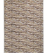 An undulating pattern forms a mesmerizing backdrop for your contemporary decor. Designed for easy care and long-lasting wear, this striking area rug from Surya will maintain its plush texture even in high-traffic areas.