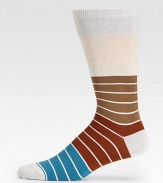 Super soft, with a hint of stretch in superior cotton knit with signature stripe detail.Mid-calf height80% cotton/20%nylonMachine washImported