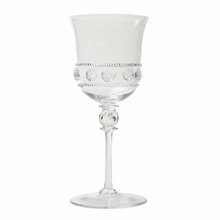 Juliska's rich European heritage spans six centuries and many of the original glass silhouettes can be found in museums around the world. Juliska glass is lead-free, dishwasher safe on a warm gentle cycle with mild detergent. Handmade, no 2 pieces of Juli are the same.