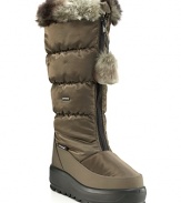 Pajar's cozy quilted boots offer both warmth and style with chic faux fur details.