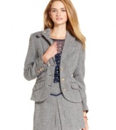 A closet staple that adds polish to any look, this tweed blazer from Tommy Girl is a layer you'll turn to again and again.