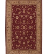 Indulge in the ornate beauty of this traditionally styled rug from Nourison's Heritage Hall collection. Hard twist wool yarns are specially dyed to achieve a vintage patina, resulting in a look that's timelessly elegant.