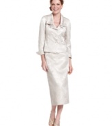 Le Suit takes your look to great lengths with this elegant suit, fit for a truly special occasion.