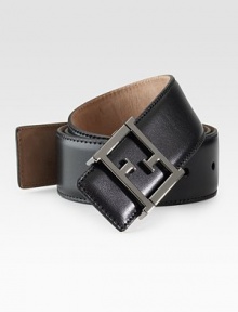Classic Italian leather style lends a sophisticated finish, whether dressed up or worn with a casual ensemble.LeatherAbout 1¼ wideMade in Italy Classic Italian leather style lends a sophisticated finish, whether dressed up or worn with a casual ensemble.LeatherAbout 1¼ wideMade in Italy