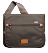 Shines a little light on easy travel! Shed your bulky luggage when you reach your destination and see the sights in comfort and ease with this everyday, versatile crossbody bag. The slim and sleek urban design fits in everything you'll need without weighing you down or holding you back. 5-year warranty.