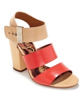 In bright red and natural nude, Sam Edelman's Yelena sandals achieve a perfect balance.