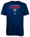 Sport your favorite team's winning spirit in this Atlanta Hawks' tee by adidas.