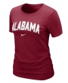 Keep your team pride on display with this NCAA Alabama Crimson Tide t-shirt from Nike.