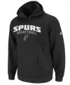 Take a page from your favorite team's playbook and toss on this San Antonio Spurs fleece sweatshirt when you're heading to the game.