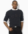 The vintage fleece crew neck sweatshirt is the perfect casual option for the leisurely gentleman who embraces both comfort and classic style.