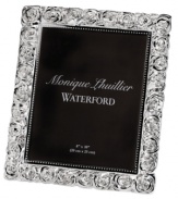Luxe silver plate blossoms into the gorgeous Sunday Rose picture frame with Monique Lhuillier's designer touch. A beautiful way to preserve joyful moments.