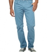 Lighten up for fall. These corduroy pants from Levi's pop some color into your textured pants look.