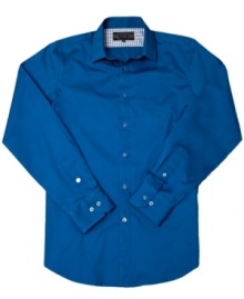 Turn on the brights. This shirt from No Retreat saturates your style for the weekend.