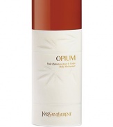 Opium Body Moisturizer is a sensual, silky lotion that envelops the body in a protective, moisturizing veil that is lightly scented with Opium. Moisturizes the upper layers of the skin. Genuine elixir selected for its softening and nourishing properties, enriched with Honey Leaves. 6.6 oz. 