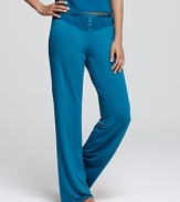 Lace and mesh detailing infuse these pajama pants with modern appeal. From Calvin Klein Underwear.