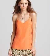 For a luxe top to pair with all your favorite pieces look to this Tibi silk cami, loose and easy to wear all season long. Sure to become a wardrobe staple, it's gorgeous worn solo or layered under a cardi.
