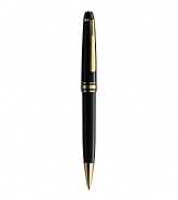 A fine pen that exudes classic sophistication and uncommon style from Montblanc, with gold-plated detail for an opulent touch.