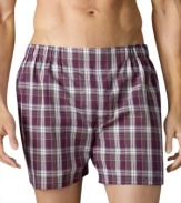 This three-pack of classic boxer shorts by Polo Ralph Lauren is crafted from soft woven cotton with Ralph Lauren's signature pony.