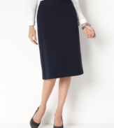 Always sharp, this Charter Club pencil skirt is a versatile must-have. Try it with anything from fitted blazers to billowing blouses for a look that is simply put-together.