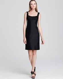 Armani Collezioni Dress - Gazar Organza Ruched Front Tank