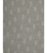 Melding classic floral stenciling with modern tones, the Loom Select Neutrals area rug from Calvin Klein presents a transitional and inviting design to your floors. Crafted of pure New Zealand wool, it offers supreme texture, utter softness and the utmost in durability.