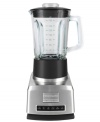 More power to you-set your kitchen up in style & professional precision with this large capacity 5-speed blender. Constructed with a dishwasher-safe, quick-to-clean glass pitcher, this countertop essential features a cutting-edge stainless steel blade that easily blends, crushes, pulses and prepares masterful meals. Model FPJ56B7MS.