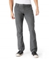 Rugged charm meets modern edge with these updated skinny straight leg jeans from Levi's.