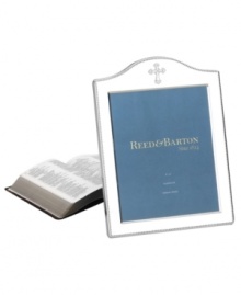 Cherish weddings, baptisms and other blessings in your life with the silver-plated Abbey picture frame from Reed & Barton. With an elegant cross and beaded edge, it's a meaningful gift to give and to get. Cherish weddings, baptisms and other blessings in your life with the silver-plated Abbey picture frame from Reed & Barton. With an elegant cross and beaded edge, it's a meaningful gift to give and to get.