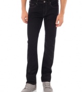 The perfect dark wash in a modern slim silhouette, Buffalo David Bitton's Evan X jeans will be your instant go-to style.